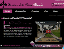 Tablet Screenshot of domainereineblanche.com